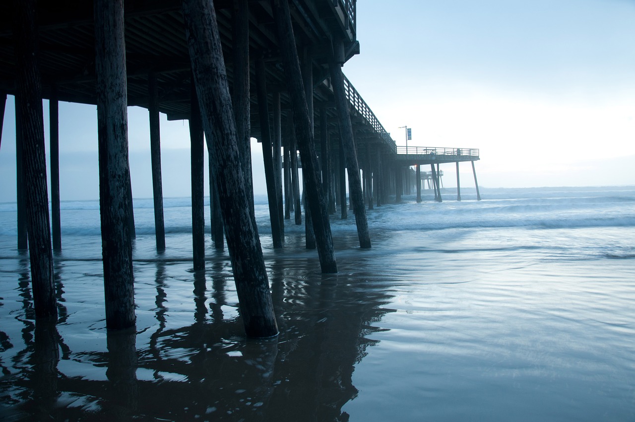 beach sunset pismo free photo