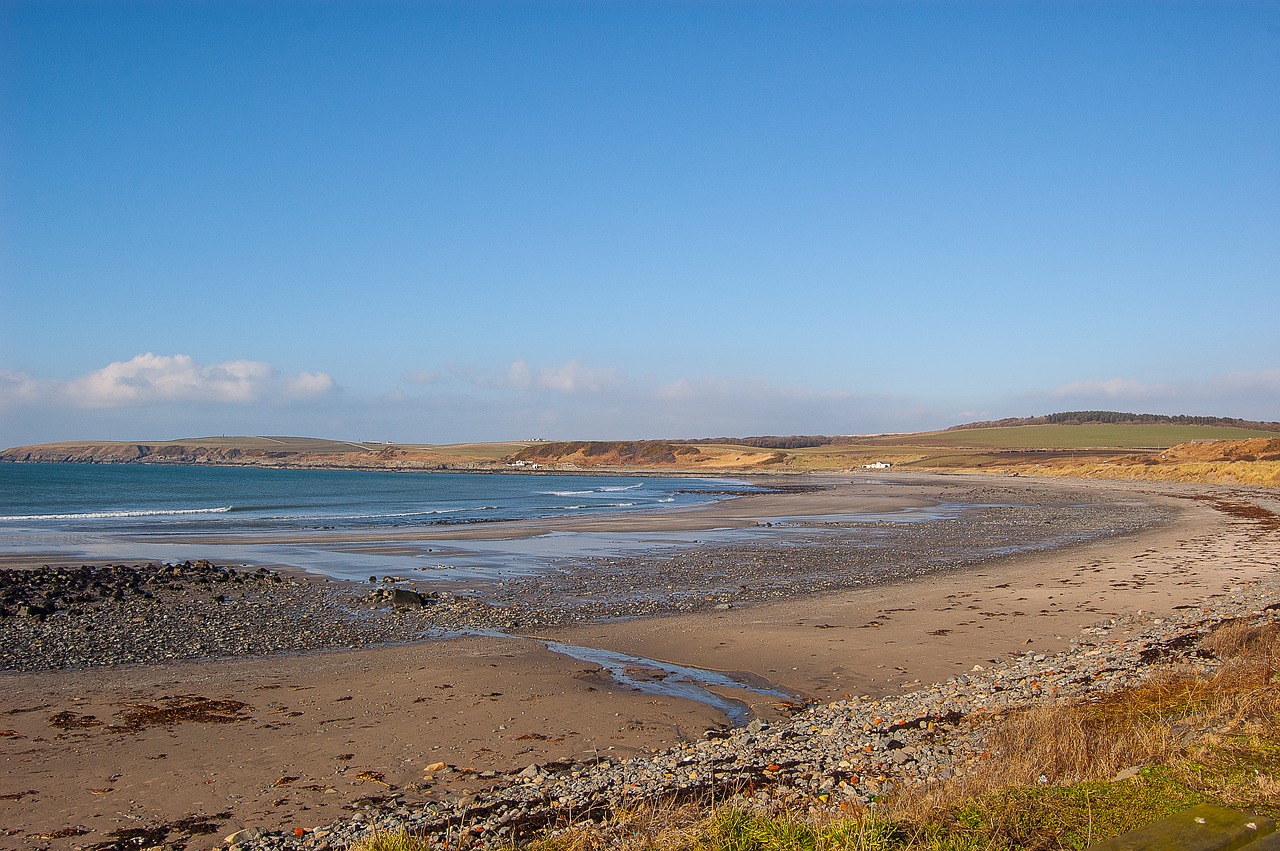 beach scotland dumfries and galloway free photo