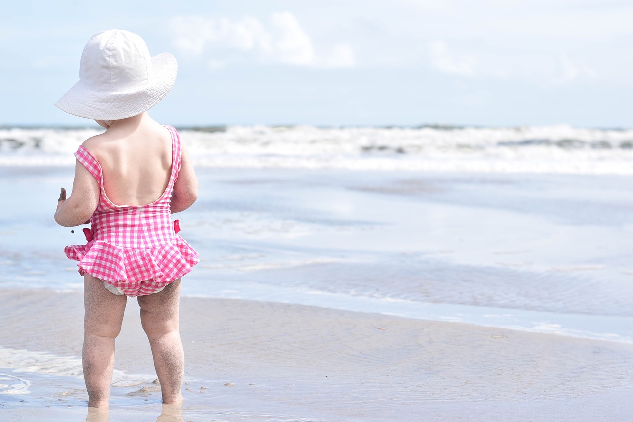 beach sand girl free photo