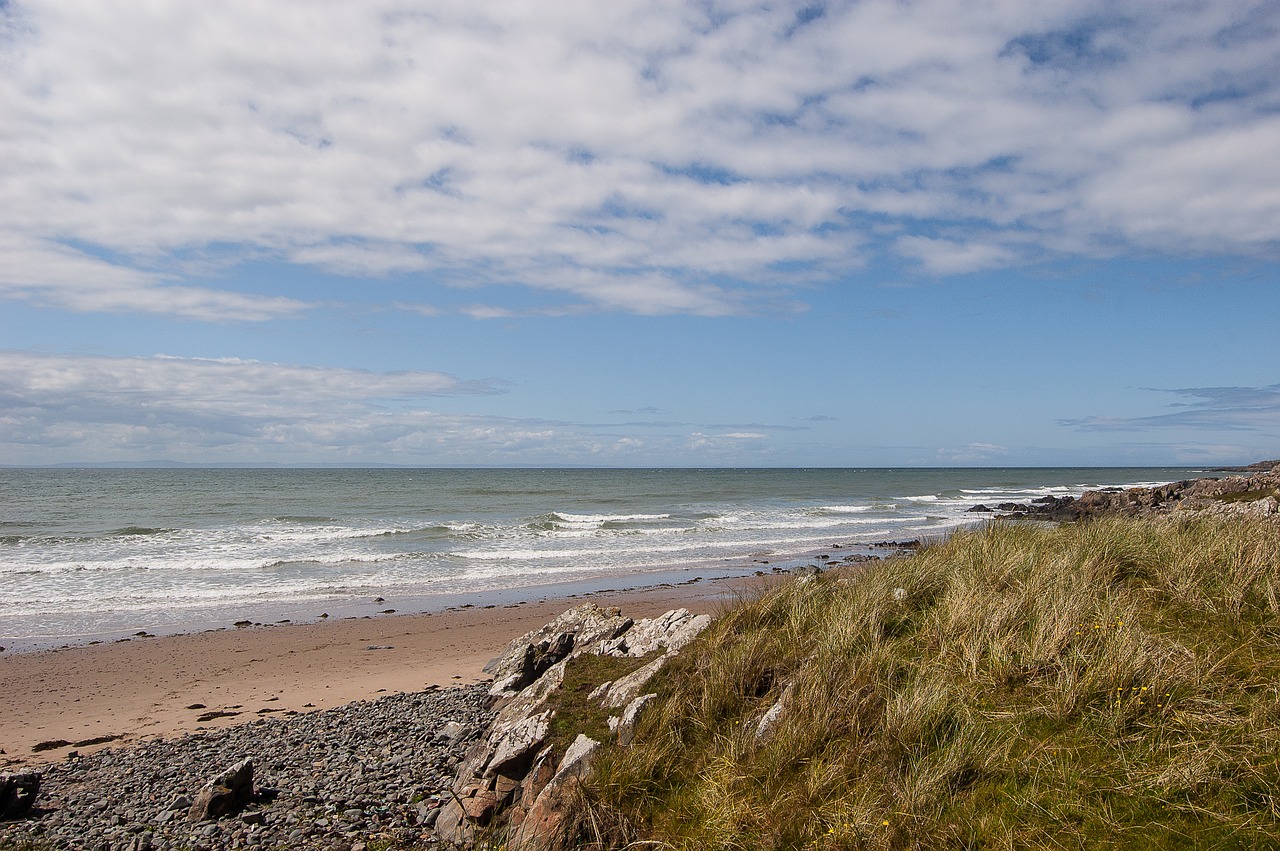 beach scotland coast free photo