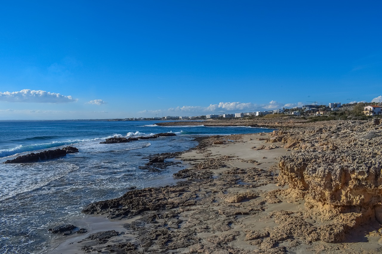 beach coast scenery free photo