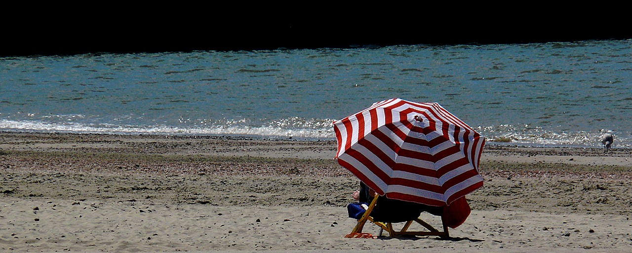 beach parasol holiday free photo