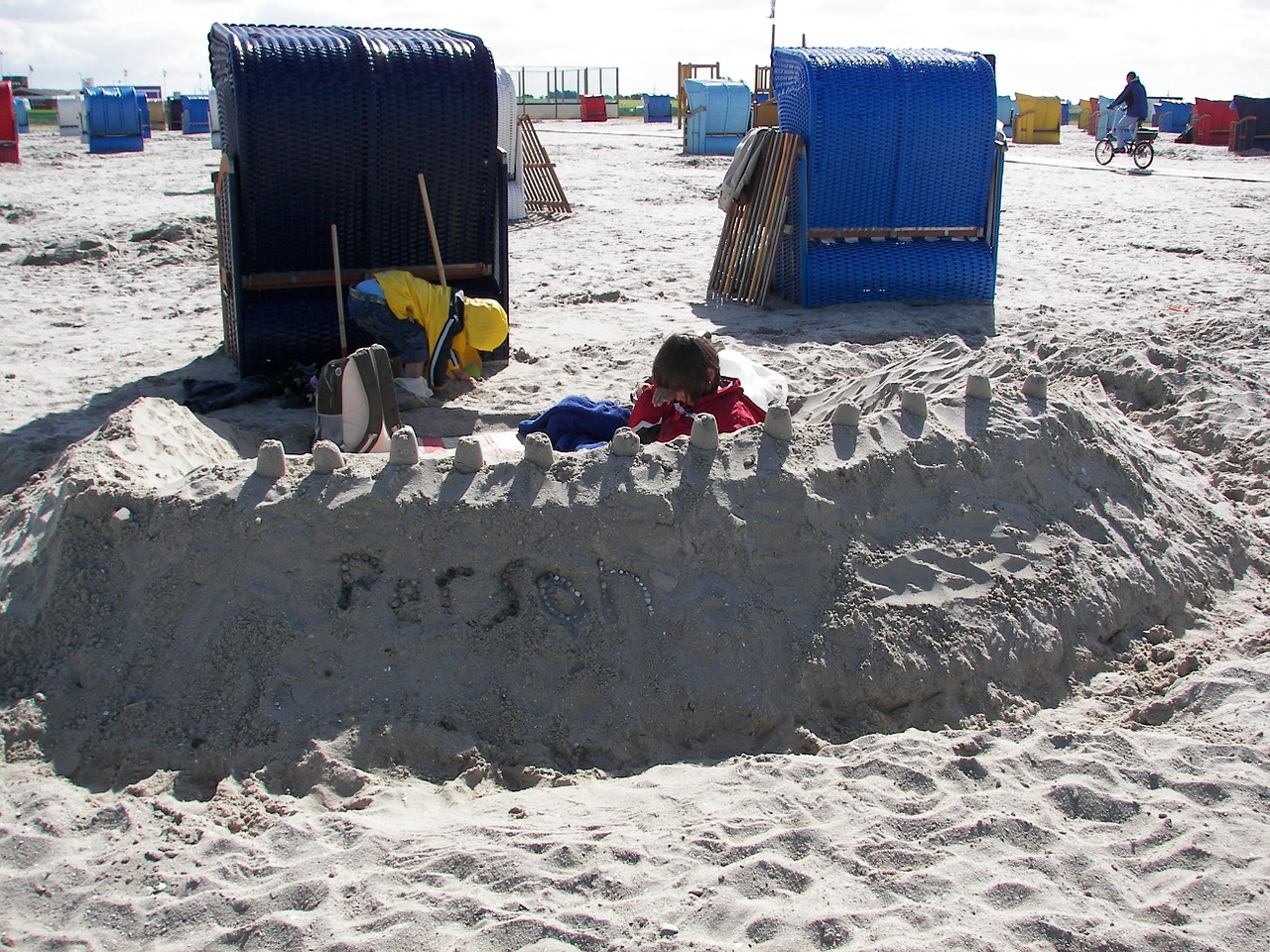 beach children play free photo