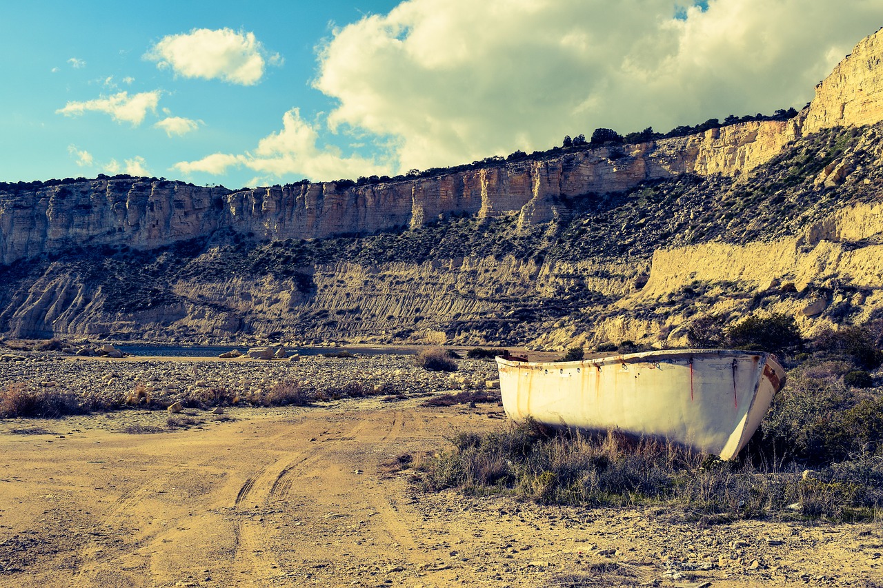 beach cliffs sea free photo