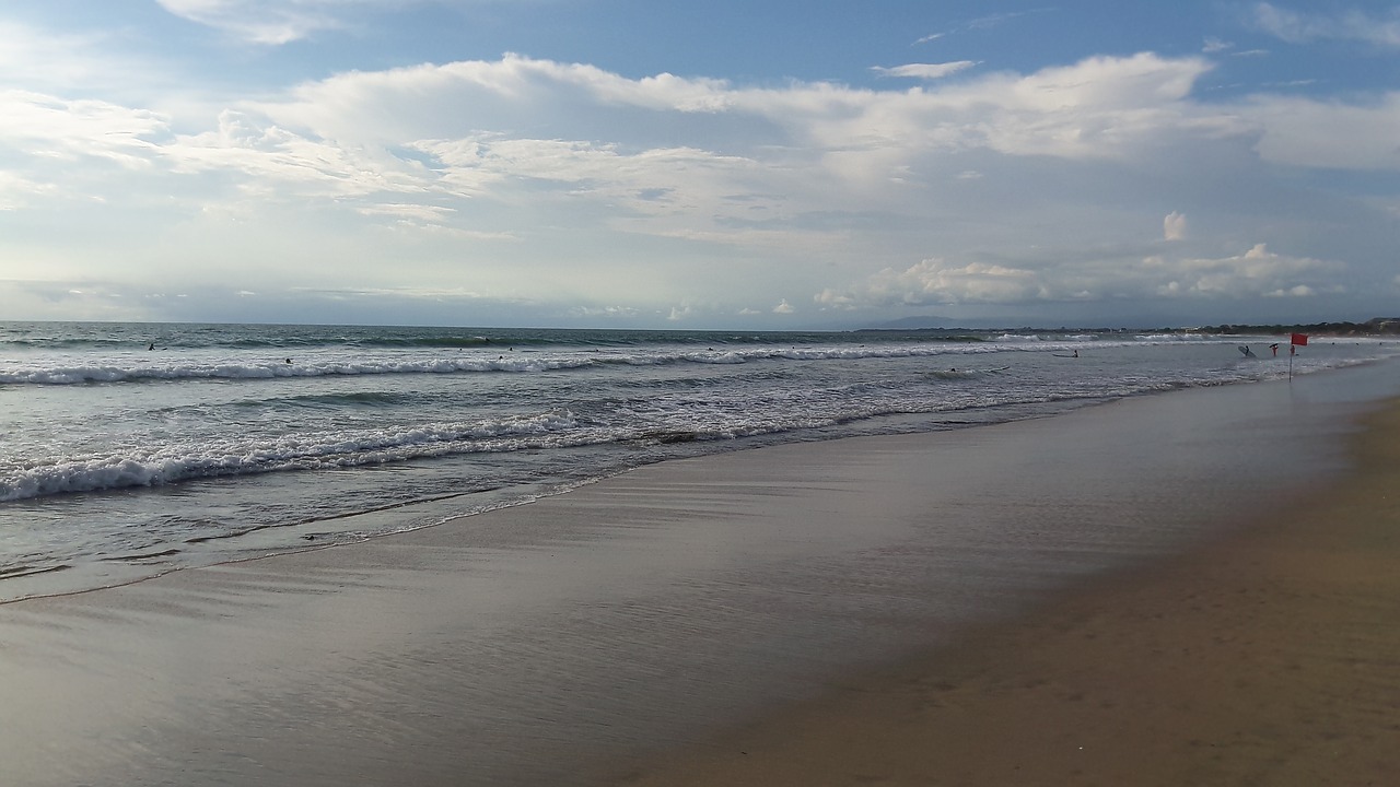 beach sand ocean free photo