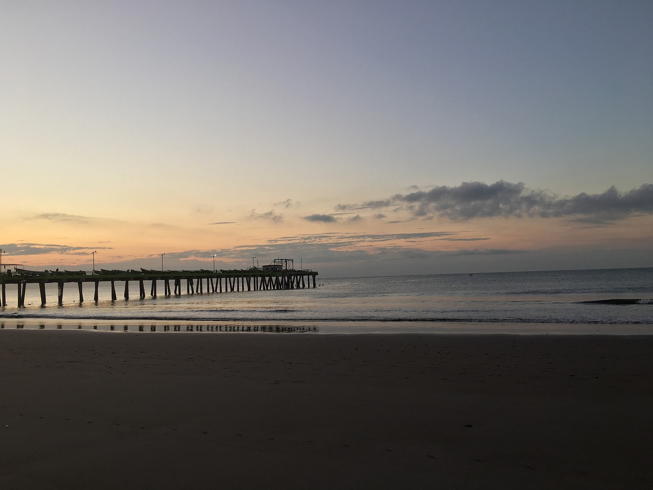 beach sunset ocean free photo