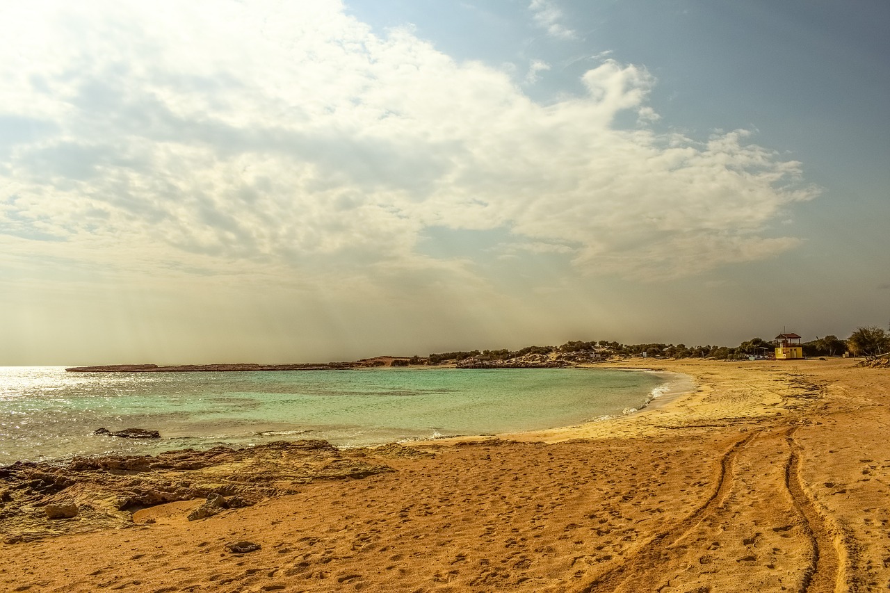 beach sea sky free photo