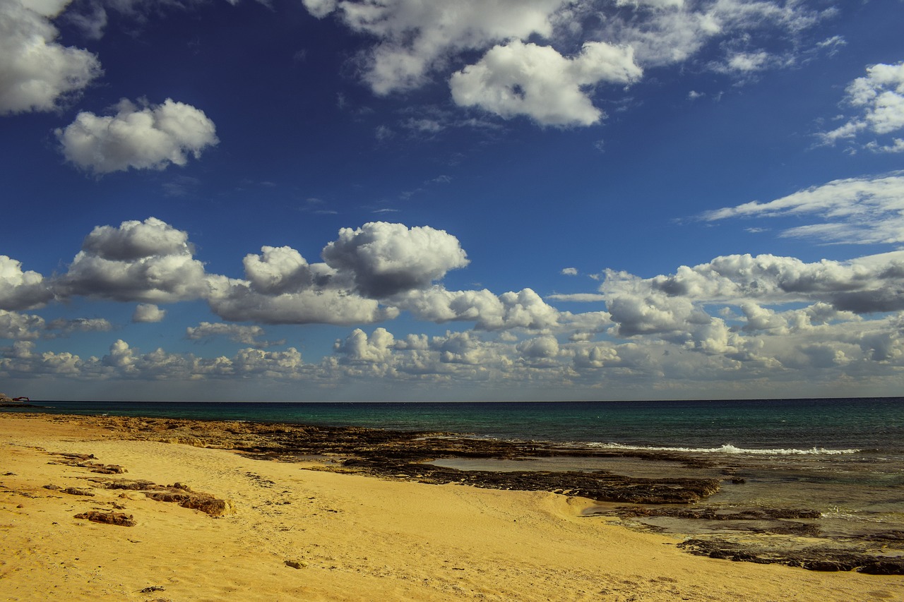 beach empty sea free photo