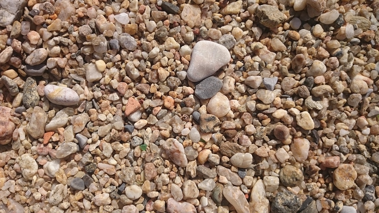 beach sand pebbles free photo