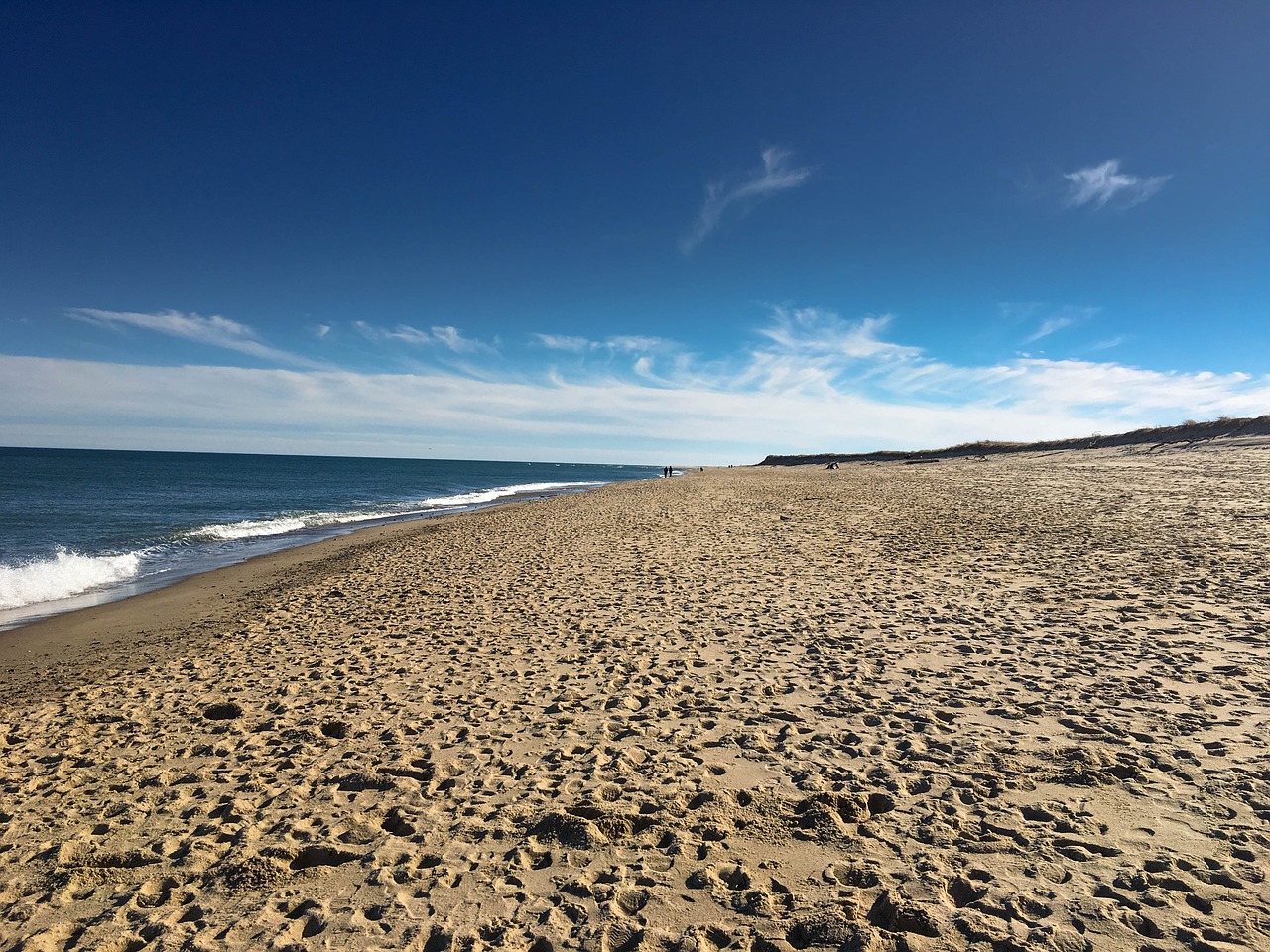 beach sky sand free photo