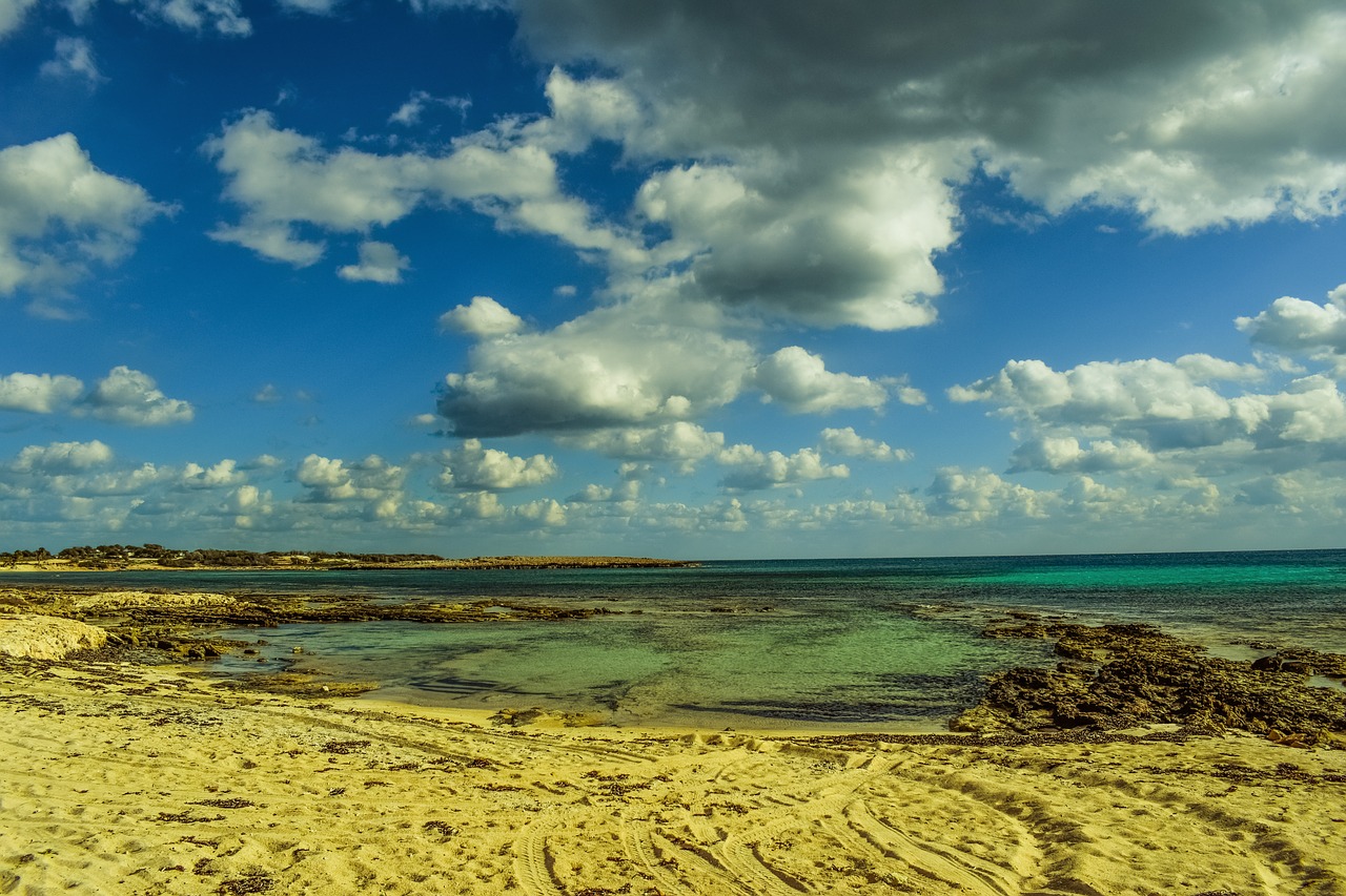 beach empty sea free photo