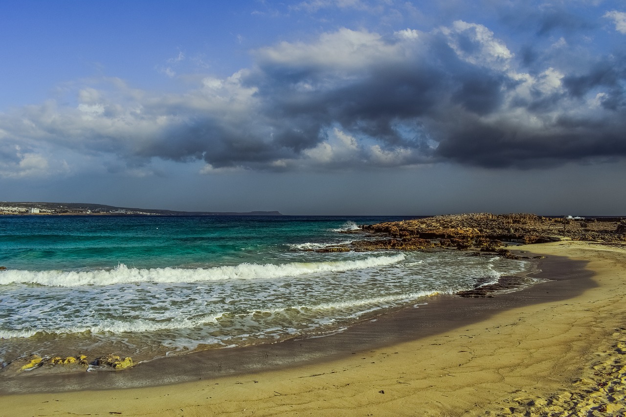 beach sea sky free photo