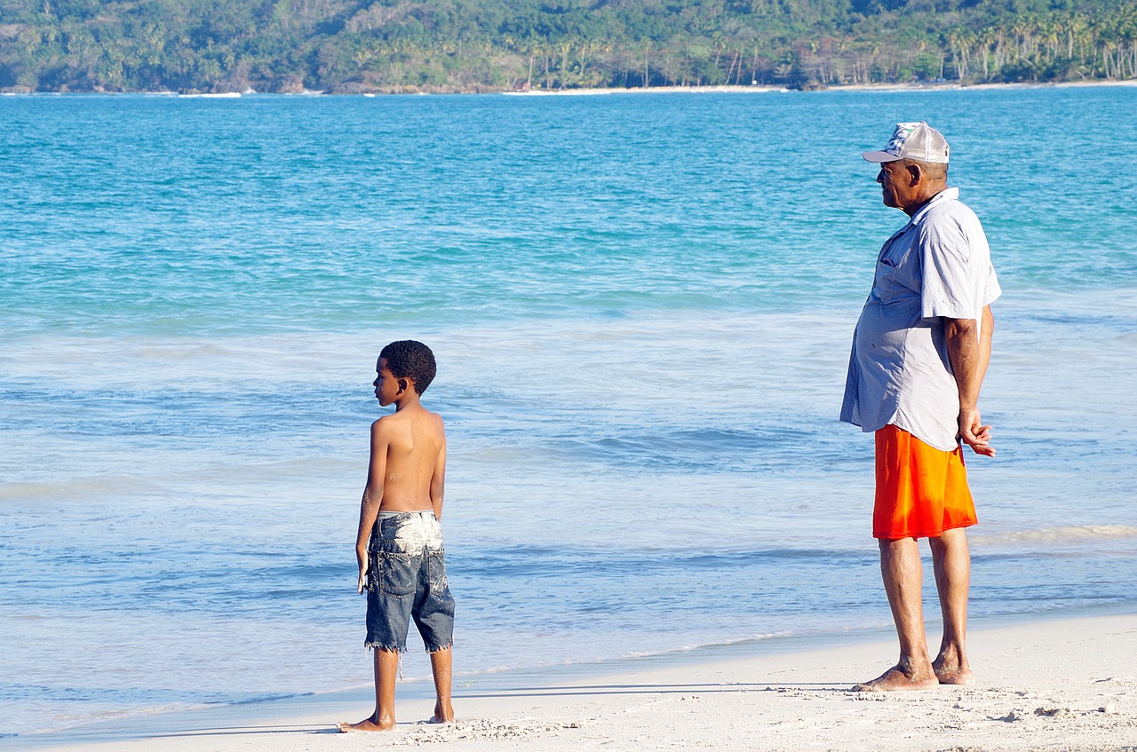 beach people sea free photo