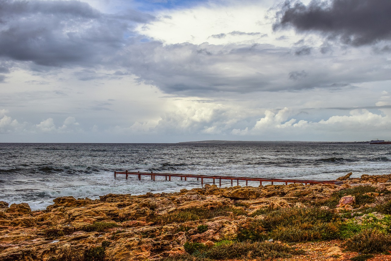 beach rocky coast free photo