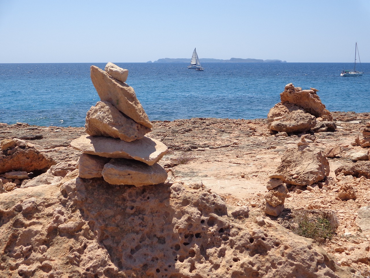 beach cala landscape free photo