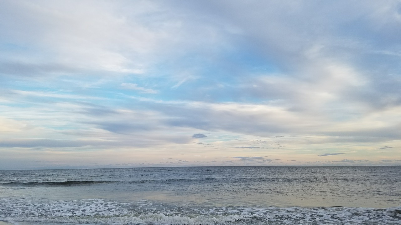 beach ocean blue free photo