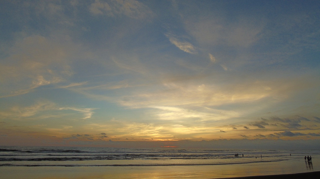 beach ocean sky free photo