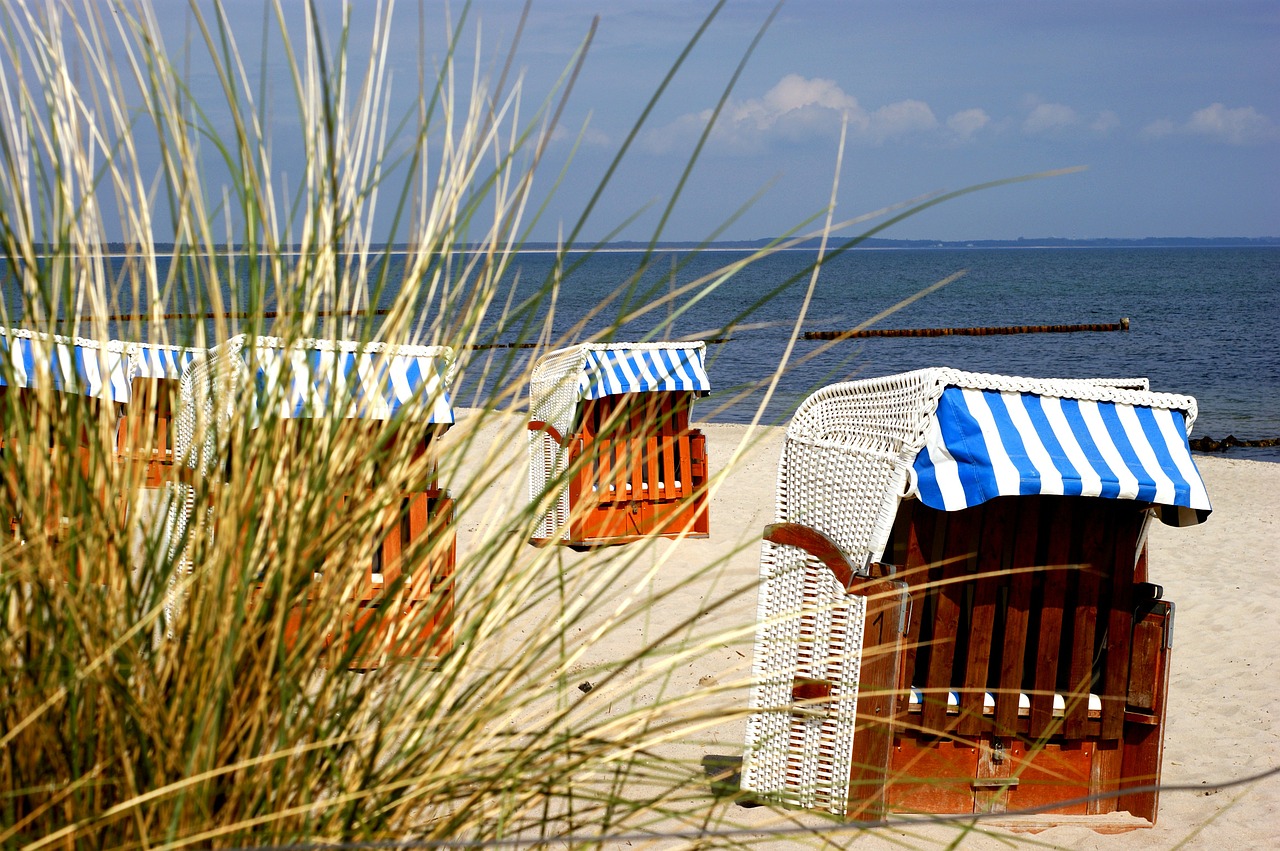 beach beach chair rügen free photo