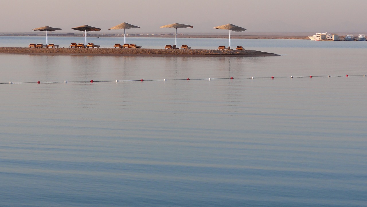 beach parasol sea sun free photo