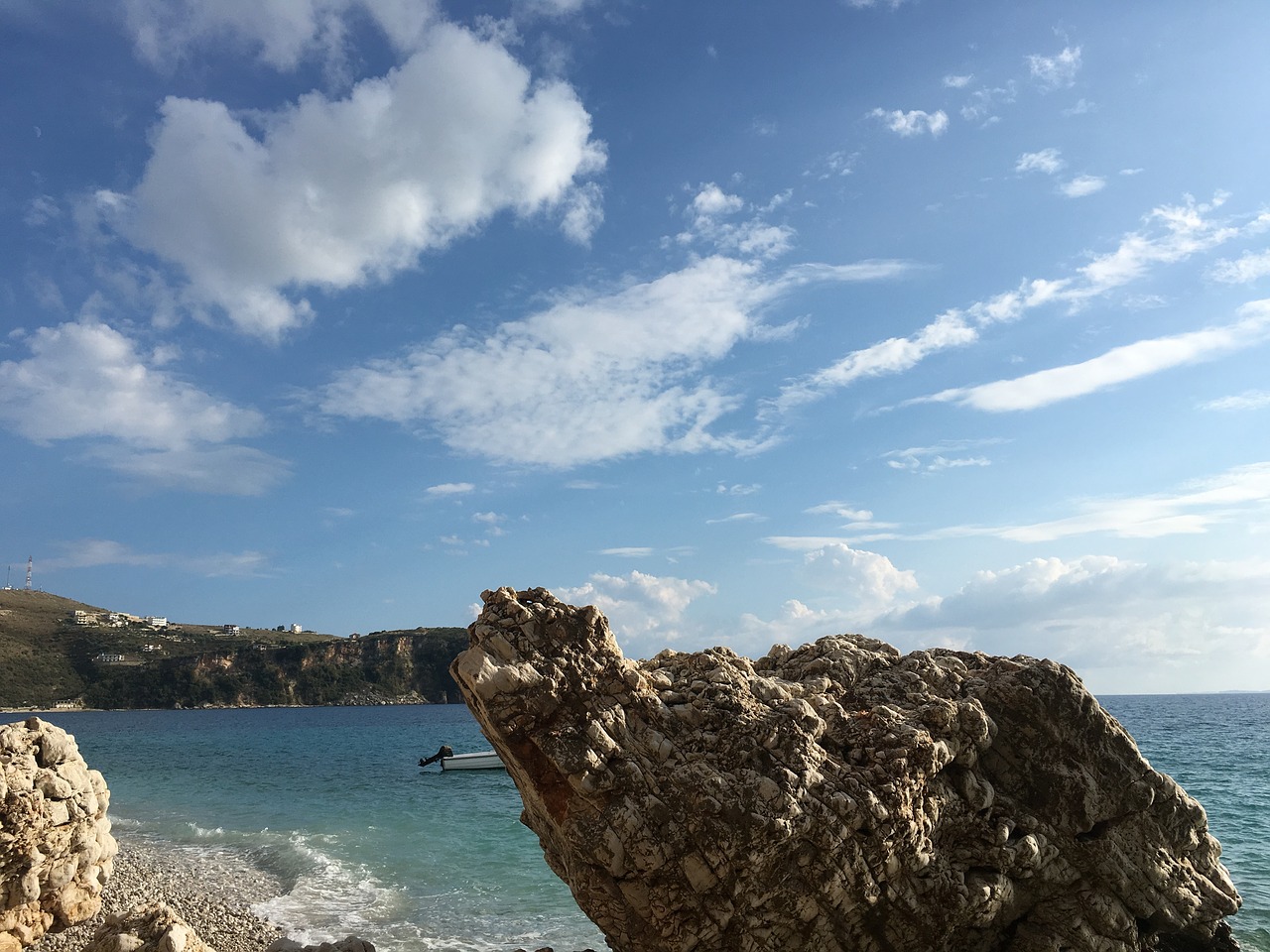 beach albania sea free photo