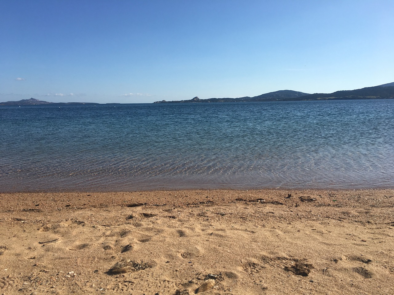 beach italy horizon free photo