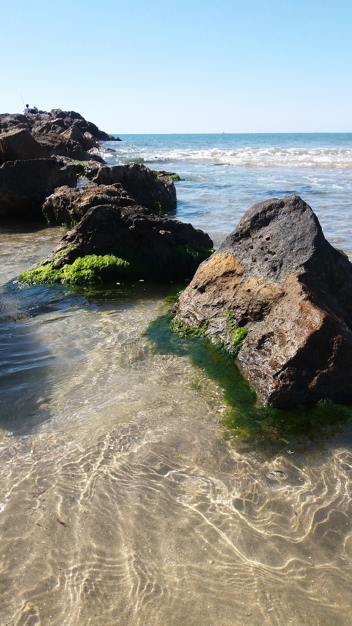 beach mediterranean rock free photo