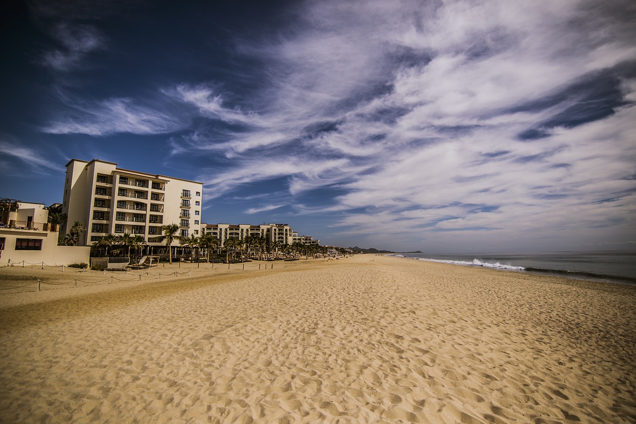 beach sand sky free photo