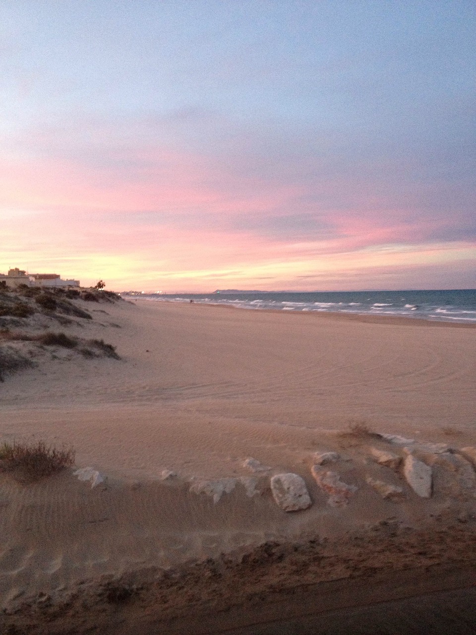 beach sunset sky free photo