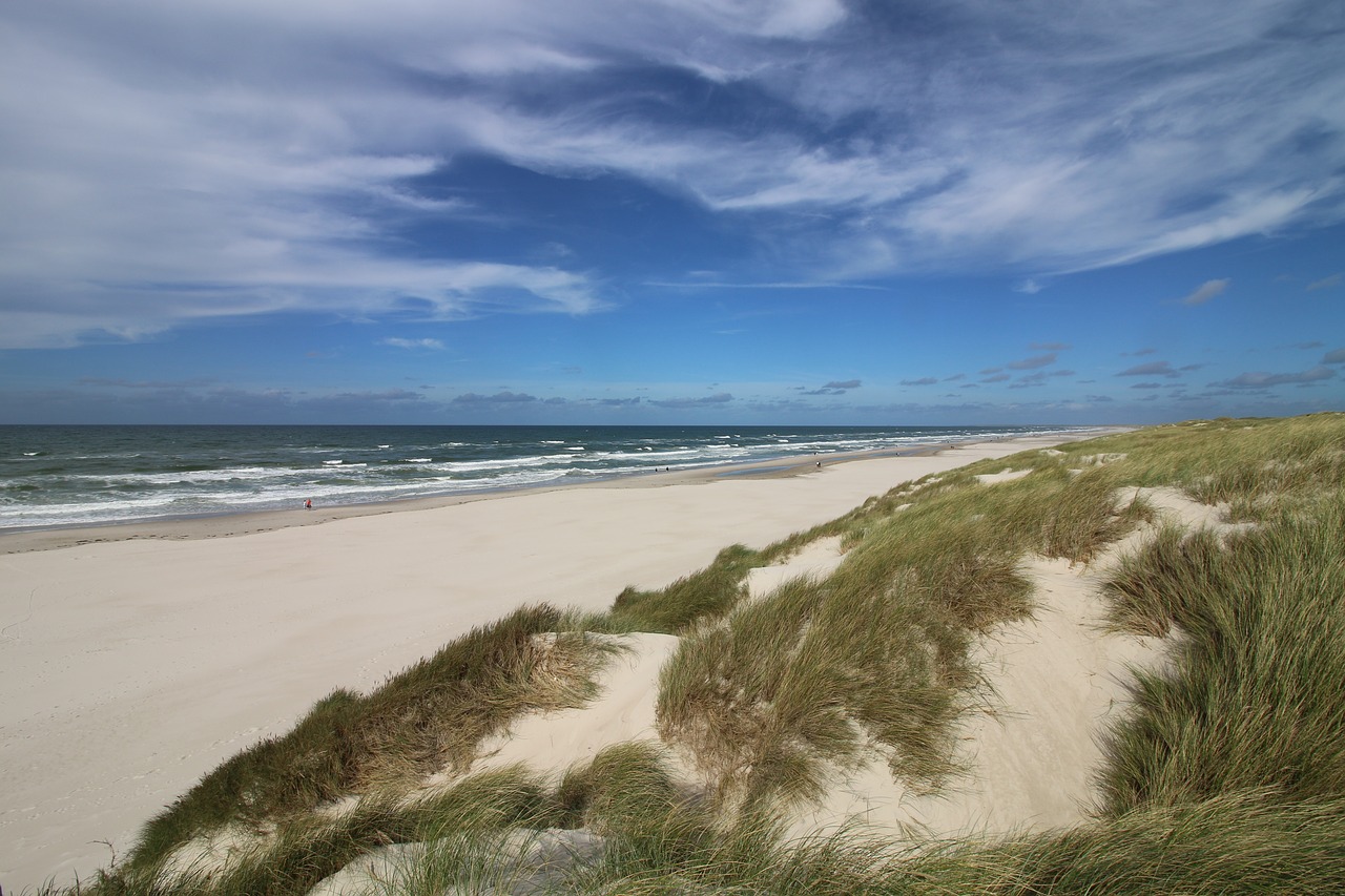 beach dune cloud free photo