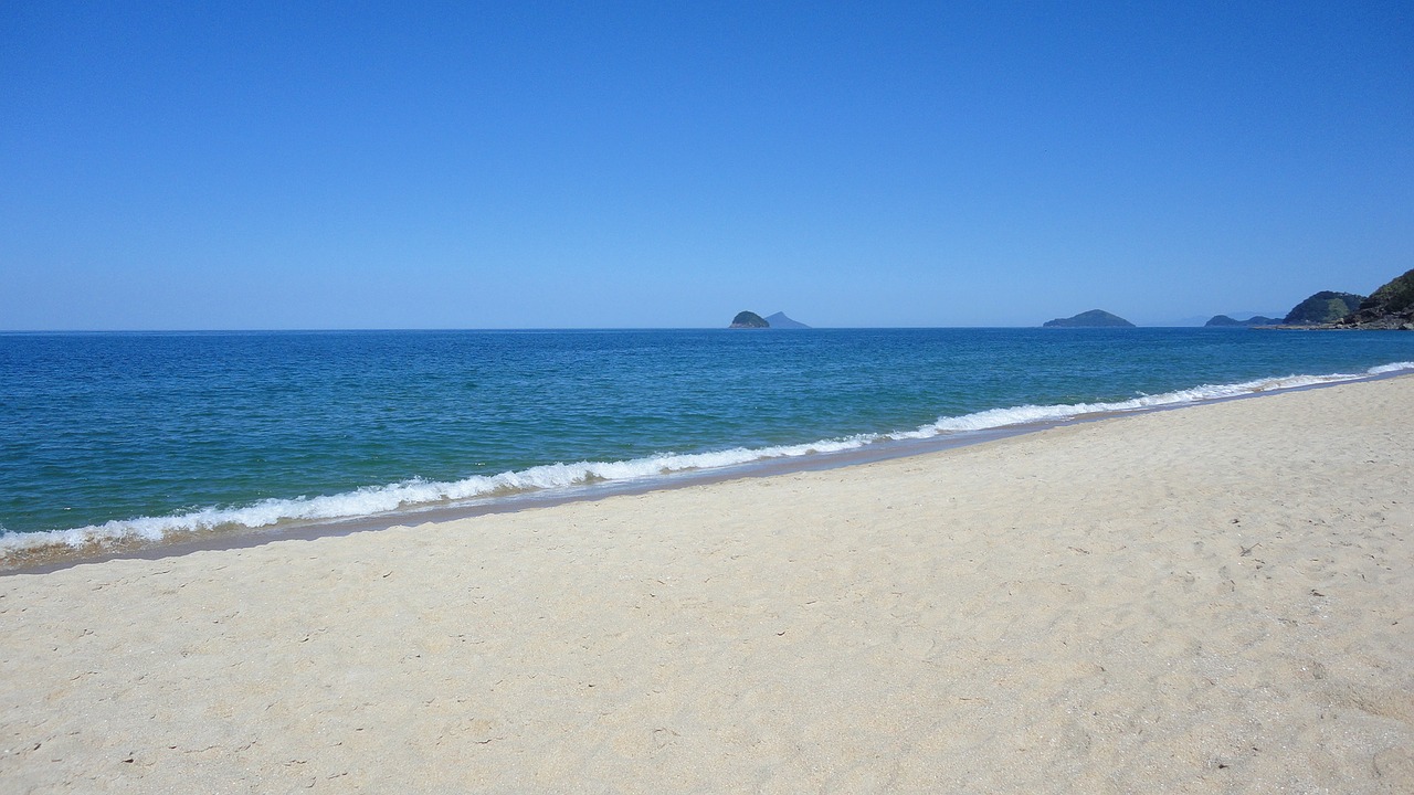 beach sand tranquility free photo