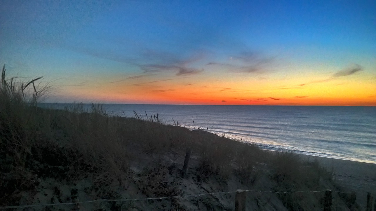 beach sunset atlantic free photo