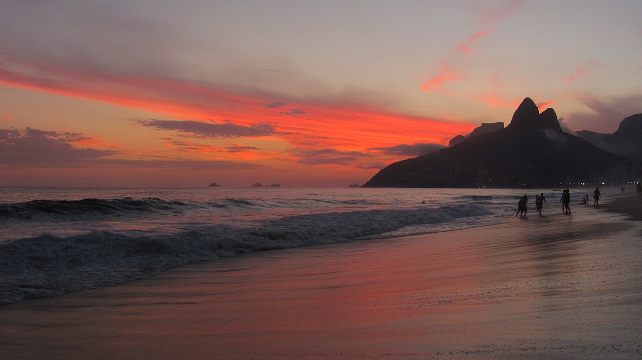 beach brazil sea free photo