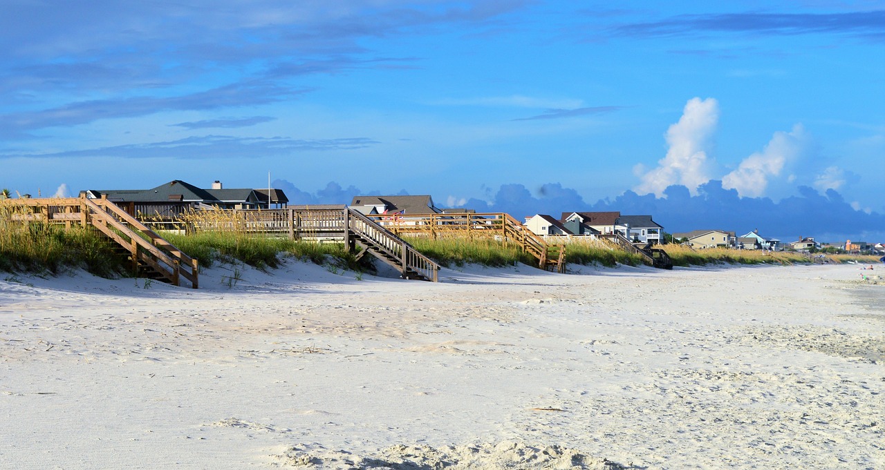 beach summer south carolina free photo