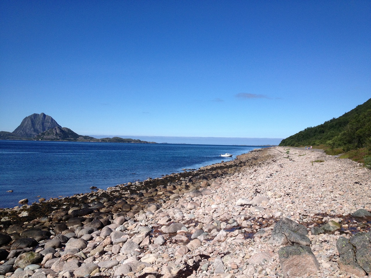 beach pebble arctic free photo