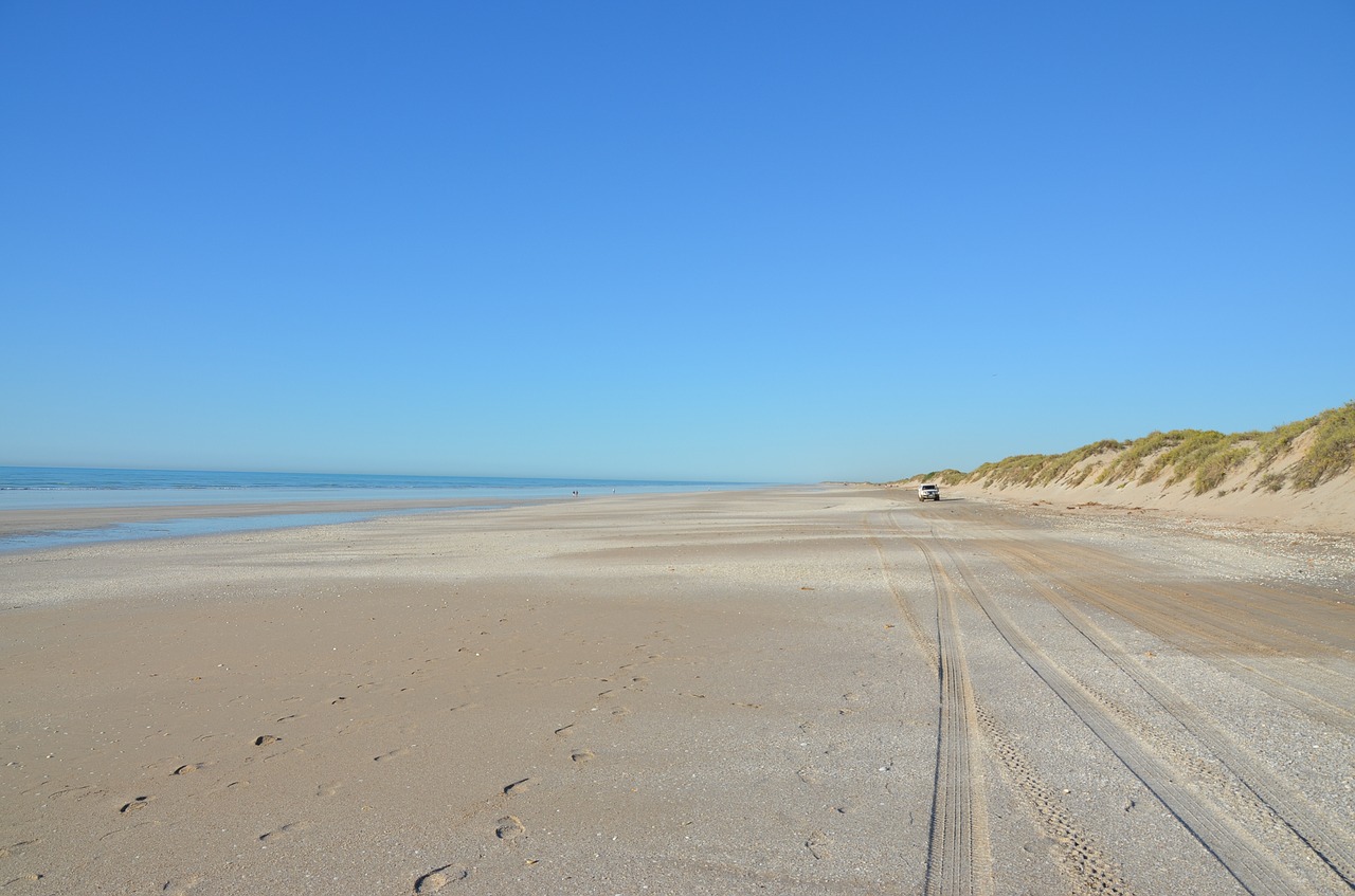 beach sand seascape free photo