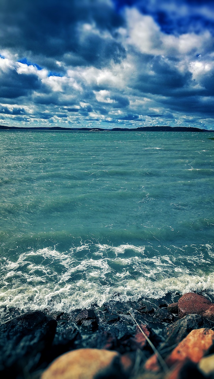 beach sky water free photo