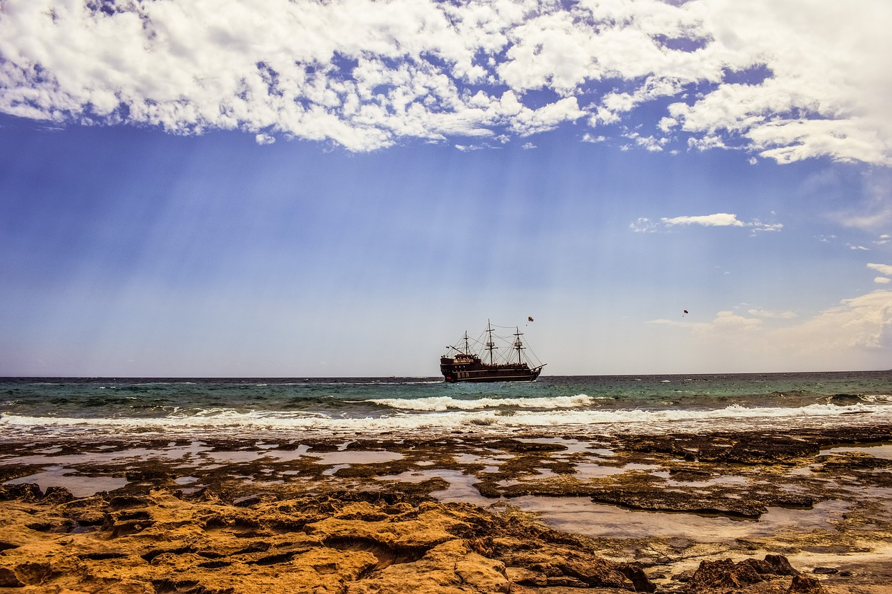 beach rocky coast sea free photo