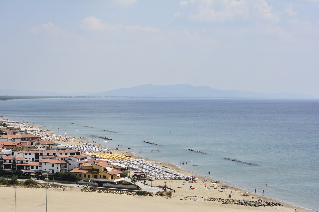 beach airview summer free photo