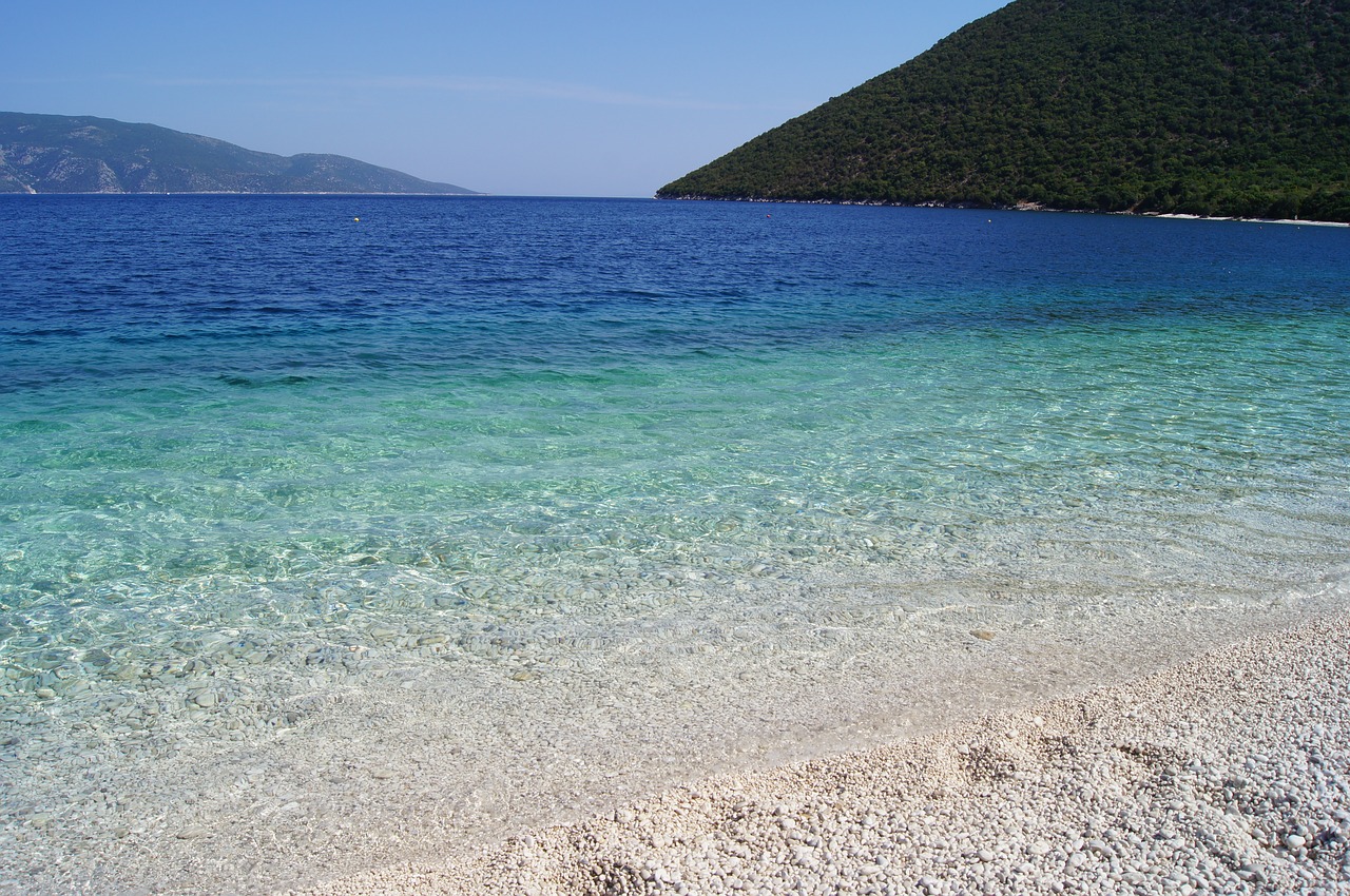beach kefalonia greece free photo