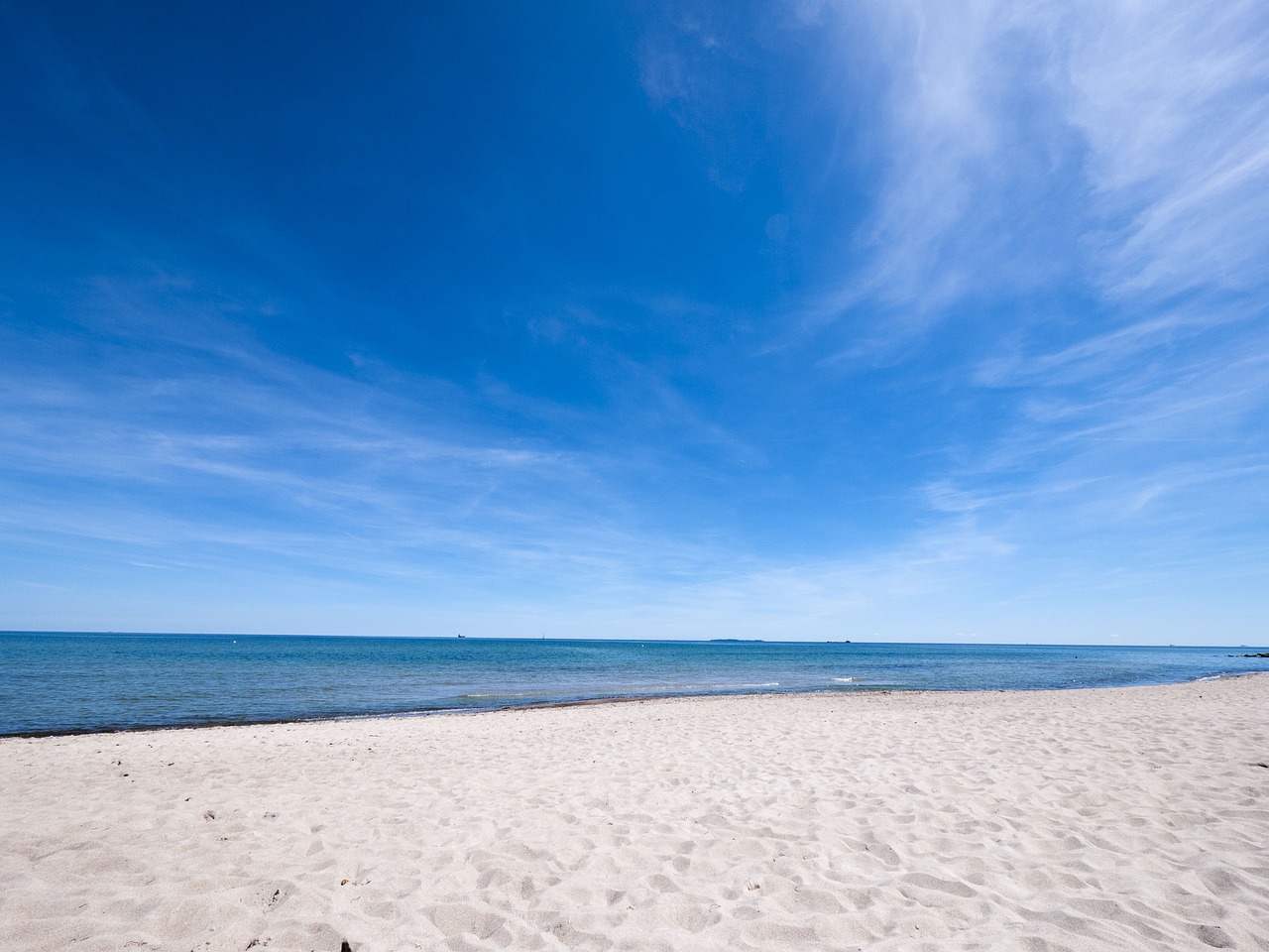 beach sky sea free photo