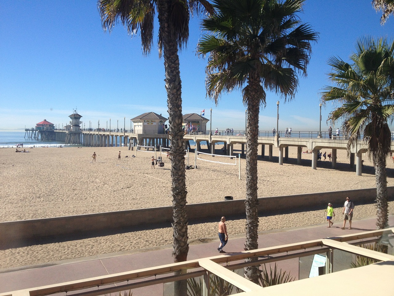 beach pier huntington beach free photo