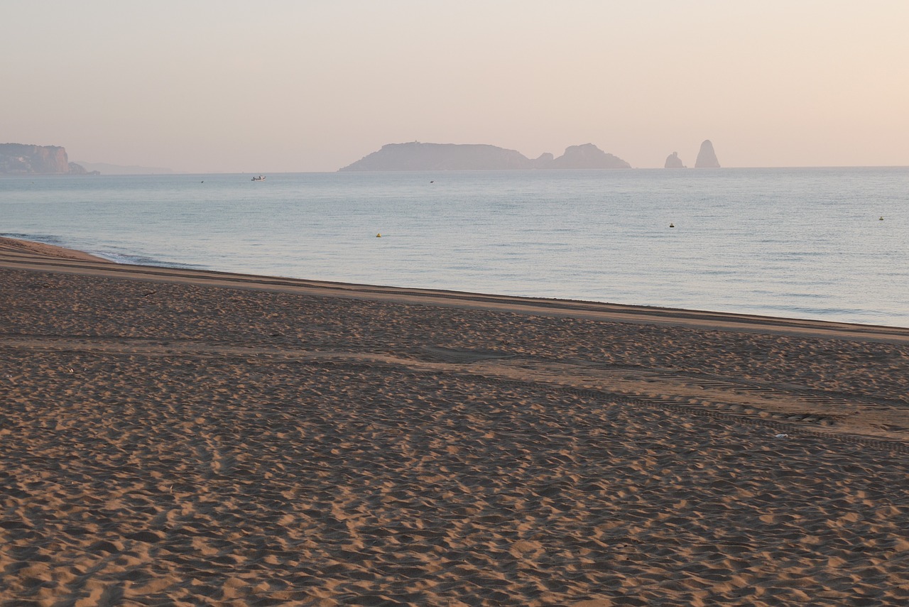 beach sand sea free photo