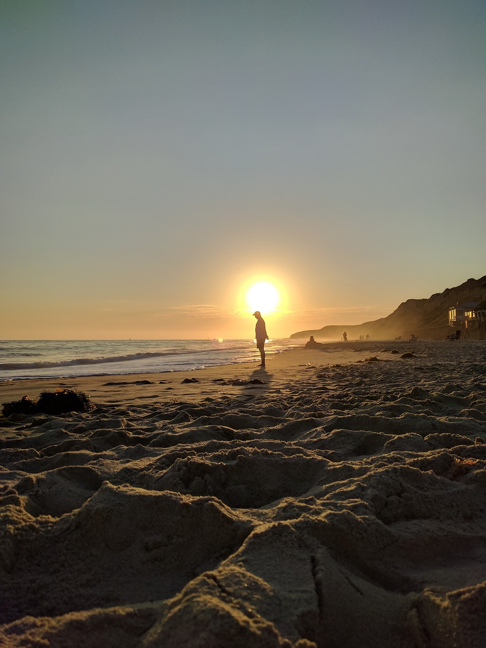 beach sunset sky free photo