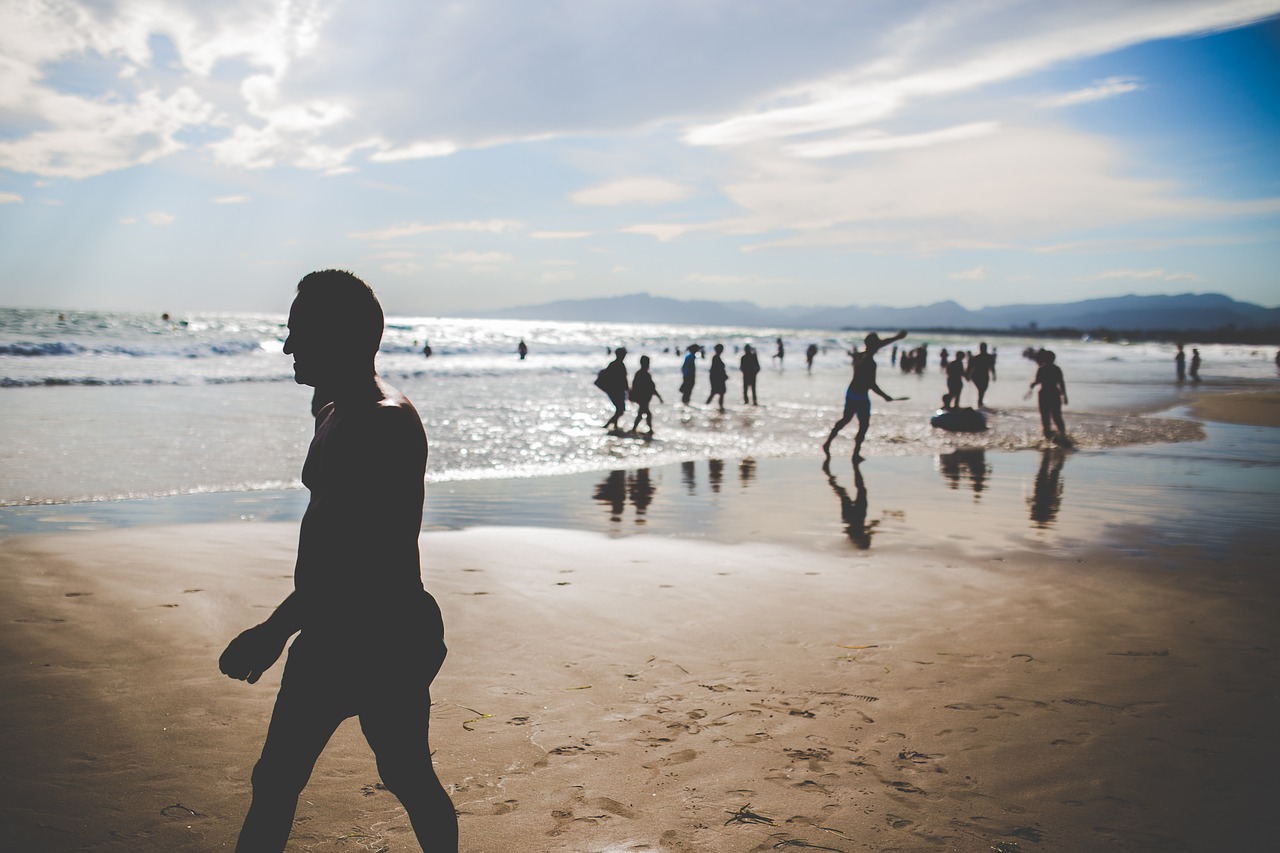 beach sand shore free photo