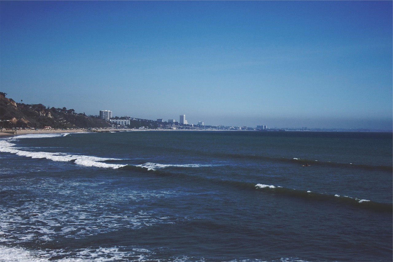 beach waves ocean free photo