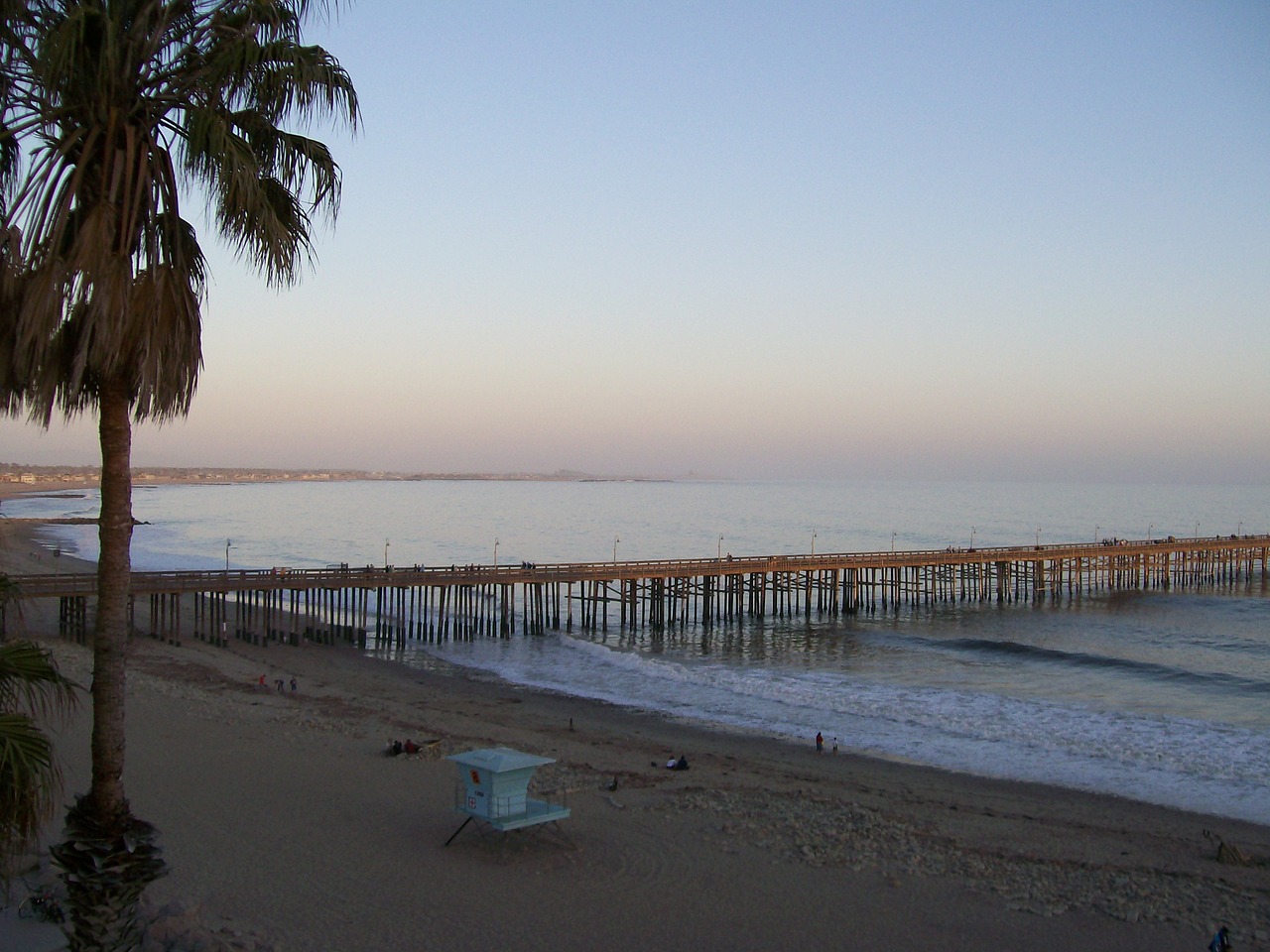 beach pier coast free photo