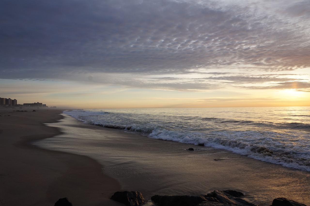 beach new jersey ocean free photo