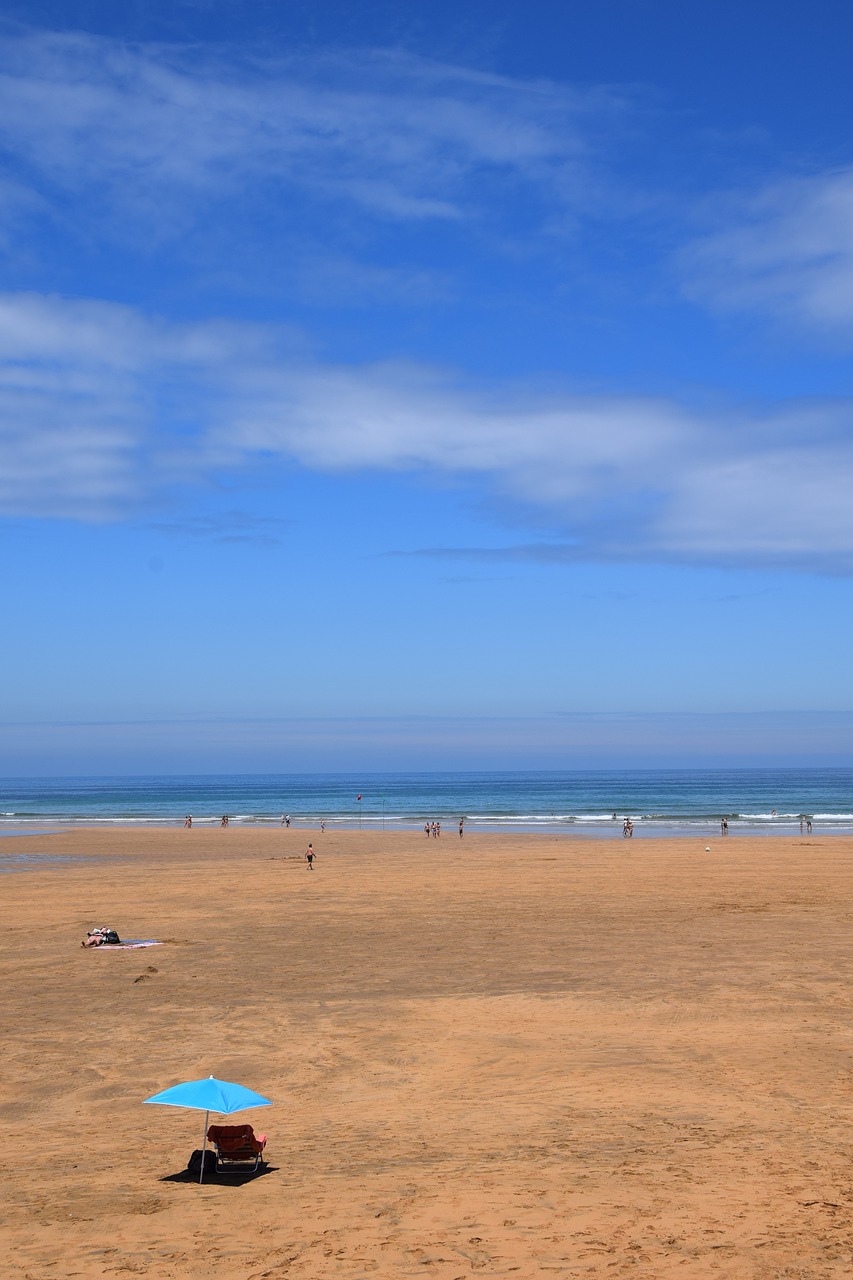 beach parasol sea free photo