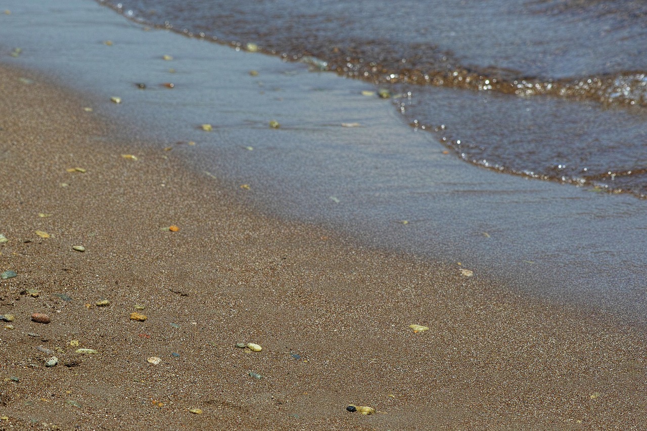 beach water sand free photo