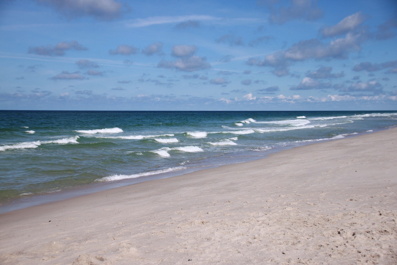 beach water sky free photo